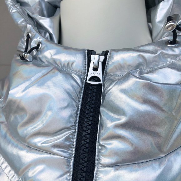 7 For All Mankind Hooded Belted Down Parka - Picture 4 of 8